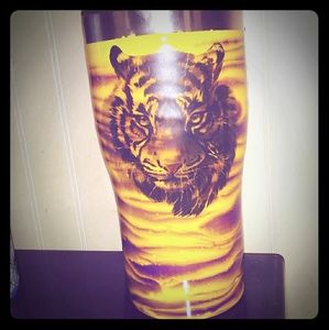 Custom tiger tumbler